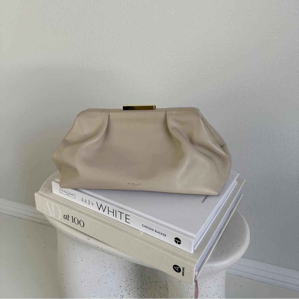 Demellier leather clutch